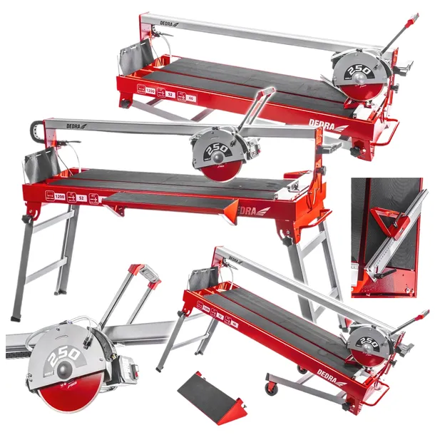 DEDRA PRZECINARKA DO GLAZURY MASZYNA DO CIĘCIA PŁYTEK 1200W 920MM DED7819