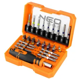 neo-tools-zestaw-bitow-31-sztuk-s2-25mm-hex-tt-3w-2p-r-4w-ph-hex-1-4-56-602