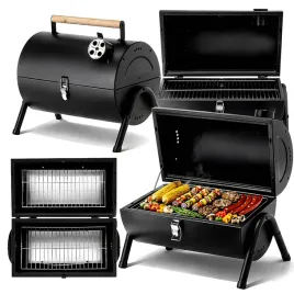 grill-weglowy-z-pokrywa-przenosny-turystyczny-2x-ruszty-34x21cm-99929