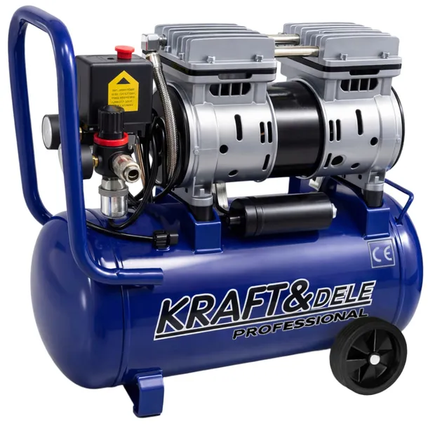 KOMPRESOR BEZOLEJOWY SPRĘŻARKA POWIETRZA 24L 1200W 220L/min 230V/50H KD4099