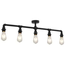 lampa-sufitowa-czarna-5-zarowek-e27