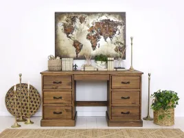 biurko-drewniane-woskowane-rustyk-1