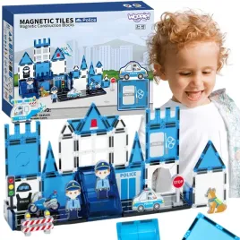 klocki-magnetyczne-3d-zestaw-komisariat-policji-42el-dla-dzieci-woopie