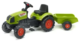 traktor-claas-zielony-na-pedaly-z-przyczepa-klakson-od-2-lat-falk