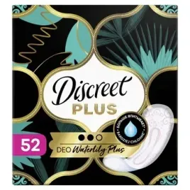 discreet-zone-plus-wkladki-higieniczne-deo-waterlily-plus-52-szt