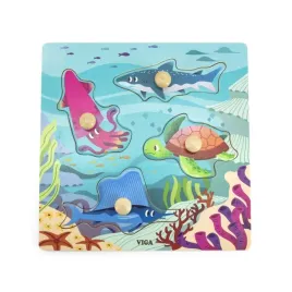 drewniane-puzzle-na-podkladce-zwierzeta-morskie-wodne-viga-montessori-edu