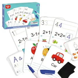 edukacyjne-fiszki-do-nauki-pisania-karty-tooky-toy-liczenie-mazaki-scierki
