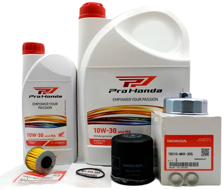 OLEJ SILNIKOWY 10W30 5L+FILTR+PODKŁADKI+DCT HONDA CRF1100 CBR1000 NT1100
