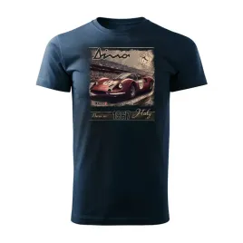 koszulka-z-samochodem-ferrari-dino-f1-le-mans-kolekcjonerska-meska-granatow