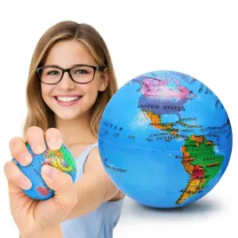 pilka-antystresowa-gniotek-globus-do-biura-cwiczenia-dloni-nadgarstka