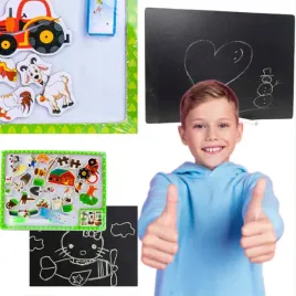 tablica-magnetyczna-dla-dzieci-2w1dwustronna-kredowo-suchoscieralna-prezent
