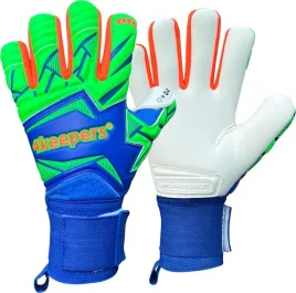 rekawice-bramkarskie-4keepers-force-v5-25-twist-hnc-junior-niebiesko-zielon