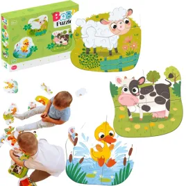puzzle-edukacyjne-3w1-wiejskie-zwierzeta-dla-dzieci-dodo-300393