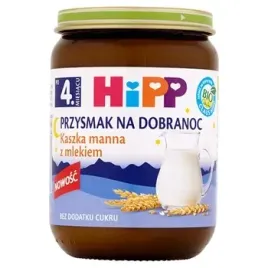 hipp-bio-przysmak-na-dobranoc-kaszka-manna-z-mlekiem-po-4-miesiacu-190-g