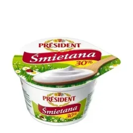 president-smietana-30percent-200g