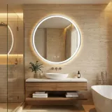 lustro-led-mmj-brush-nickle-50cm-stan-nowy