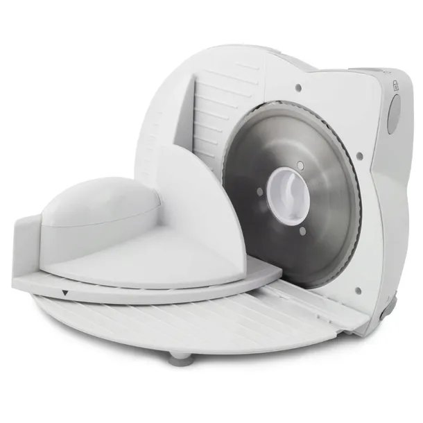 KRAJALNICA ELEKTRYCZNA DO CHLEBA BIAŁA 150W REGULOWANA MOC NÓŻ 17CM 1,5CM