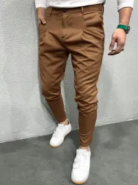 lc61120-shein-spodnie-garniturowe-brazowe-flim-fit-16-l