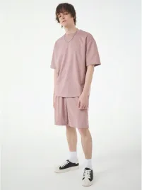 fc25222-shein-komplet-meski-dresowy-t-shirt-krotkie-spodenki-brudny-roz-158