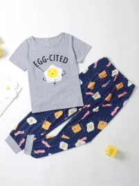 ic32114-shein-pizama-dziecieca-z-nadrukiem-komplet-koszulka-spodnie-130