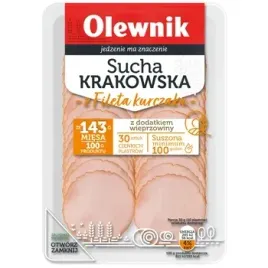 krakowska-kielbasa-sucha-z-filetem-z-kurczaka-plastry-90-g-olewnik
