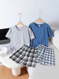 kc25209-shein-zestaw-pizam-komplet-koszulka-spodenki-2szt-42-152