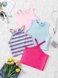 dc42207-shein-zestaw-topow-dziewczecych-4szt-37-116