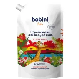 bobini-fun-plyn-do-kapieli-i-zel-do-mycia-wysoka-piana-o-zapachu-truskawek