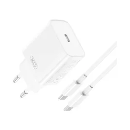 ladowarka-sieciowa-xo-biala-20w-usb-c-z-kablem-1-m