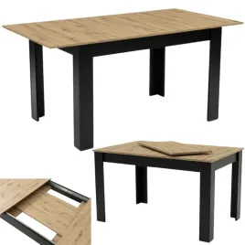 stol-rozkladany-do-jadalni-salonu-120-160-cm-dab-artisan-czarny
