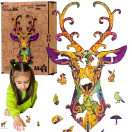 puzzle-drewniane-eco-szlachetny-jelen-a4-puza4-00731