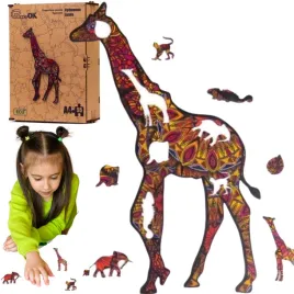 puzzle-drewniane-eko-55-cetkowana-zyrafa-a4-puza4-00733