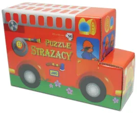 puzzle-strazacy-w-wozie-strazackim-ukladanka-14-el