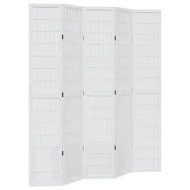 parawan-pokojowy-5-panelowy-bialy-lite-drewno-paulowni