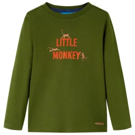 koszulka-dziecieca-z-dlugimi-rekawami-ciemne-khaki-104