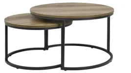 zestaw-stolikow-kawowych-okraglych-60-i-40-cm-mdf-dab-czarny