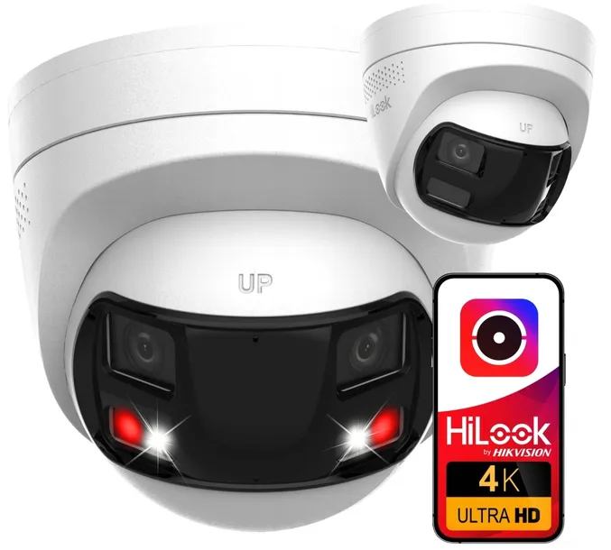 Kamera IP 8MPx 4K HiLook by Hikvision IPC-T280HAD-LUF/SL Panoramiczna 180°