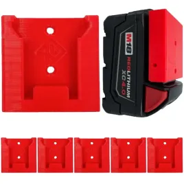 Zdjęcie produktu 6x Uchwyt na baterie Milwaukee M18 click