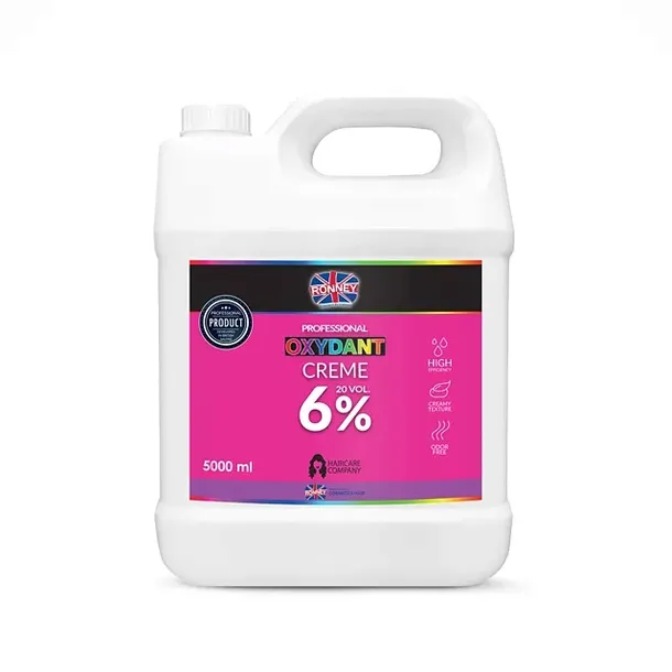 Ronney Kremowy oksydant - 6% 20 VOL - 5000 ml - koloryzacja