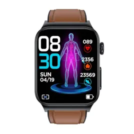 smartwatch-cardio-one-skorzany-pasek-pomiary-cukru-ekg-pulsu