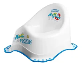 maltex-nocnik-2k-smerfy-bialy-niebieski