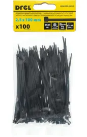 drel-opaski-zaciskowe-2-5x100-mm-nylon-czarne-100-szt-trytytki