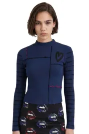 bluzka-damska-desigual-top-czarny-w-neonowe-pasy-halter