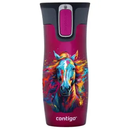 Zdjęcie produktu Kubek termiczny Contigo West Loop 2.0 470ml - Koń - Malinowy