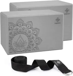 zestaw-do-yogi-block-eva-fitness-pasek-pianki
