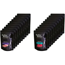 mokra-karma-dla-kota-dolina-noteci-premium-mix-krolik-i-tunczyk-20-x-85-g