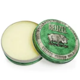 reuzel-green-grease-medium-hold-pig-woskowa-pomada-polysk-sredni-chwyt-35g