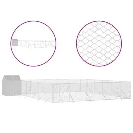 kojec-dla-psa-z-dachem-srebrny-12x12x25-m-stal-galwanizowana