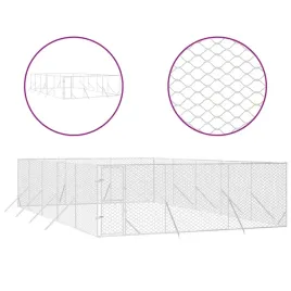 kojec-zewnetrzny-dla-psa-srebrny-6x10x2-m-stal-galwanizowana