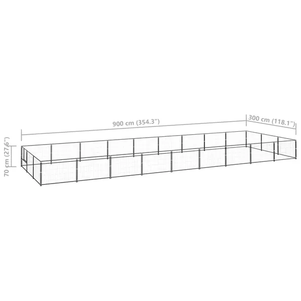 kojec-dla-psa-czarny-27-m-stalowy-wysokosc-70-cm